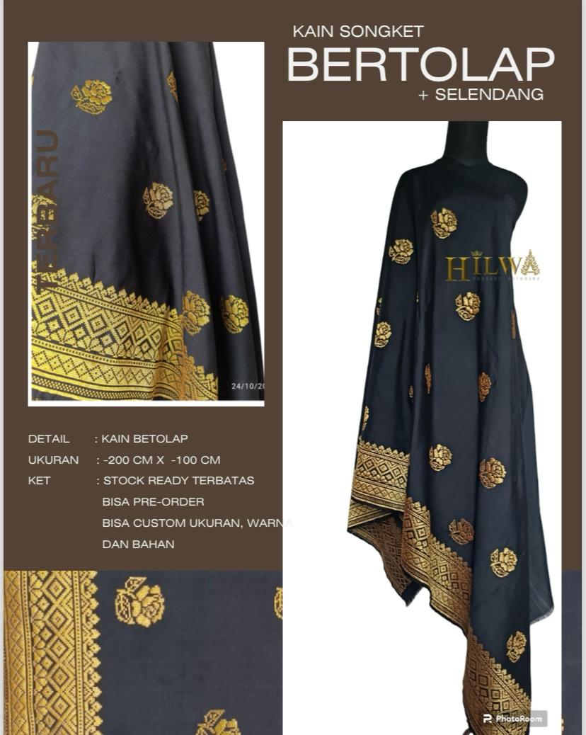 KAIN SONGKET BERTOLAP