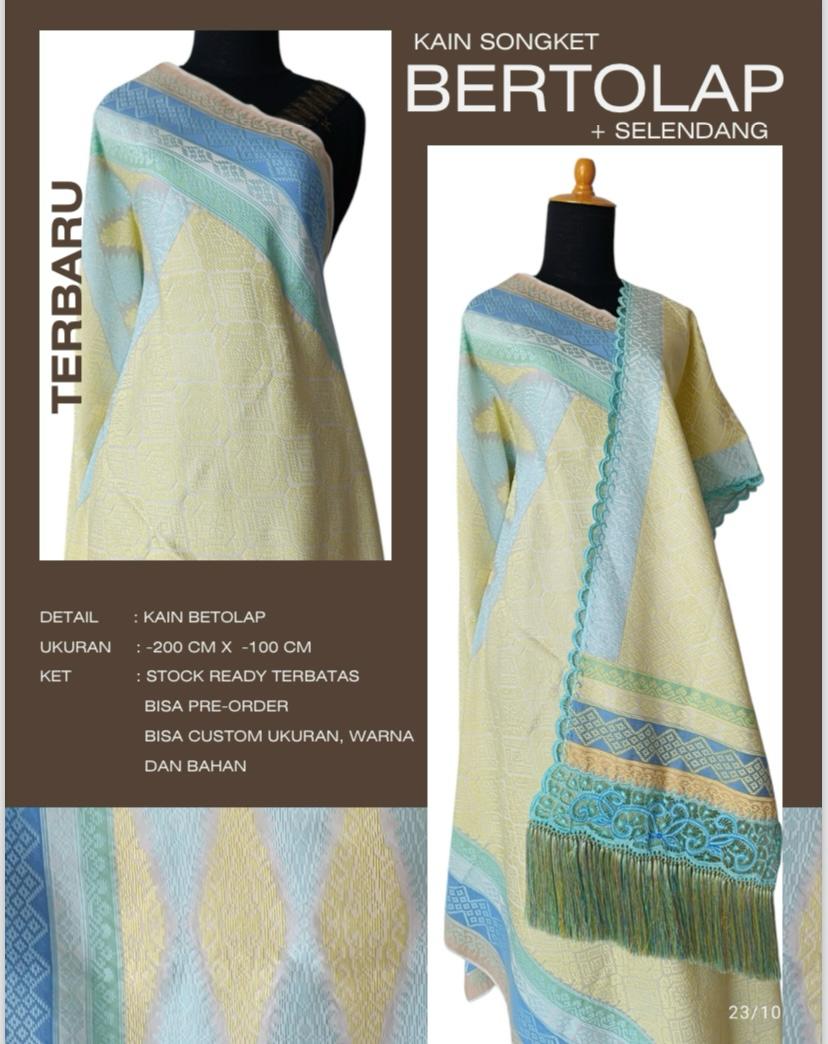 KAIN SONGKET BERTOLAP