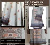 SONGKET BERTABUR BUNGA  BESISIP