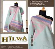KAIN SONGKET BERTOLAP SELENDANG